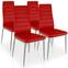 Set van 4 Stratus Rode stoelen