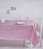 Tafelkleed Bertier 170x220cm Katoen Kleine Ruiten Roze en Wit