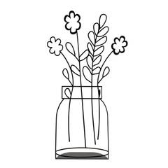 Oggetto decorativo Jagol L53xH30cm Vaso da fiori in metallo nero