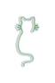 Decoración LED gato Lucendi 20,5 x 46,5 cm Neón plástico flexible PVC Verde
