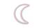Decoración LED luna creciente Lucendi 21,5 x 26,5 cm Neón plástico flexible PVC Rosa