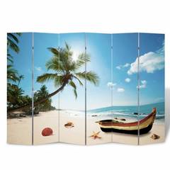 Futuna Biombo 6 paneles 240x170cm Diseño playa