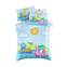 Set 4 pezzi di biancheria da letto per bambini Eget 100% cotone Rinforzato motivo animali Holiday Multicolore