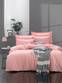 4-teiliges Set Doppelbettgarnitur Noctis uni integral Baumwolle verstärkt Rosa