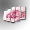 Pentapittico Atos Bouquet floreale di design rosa
