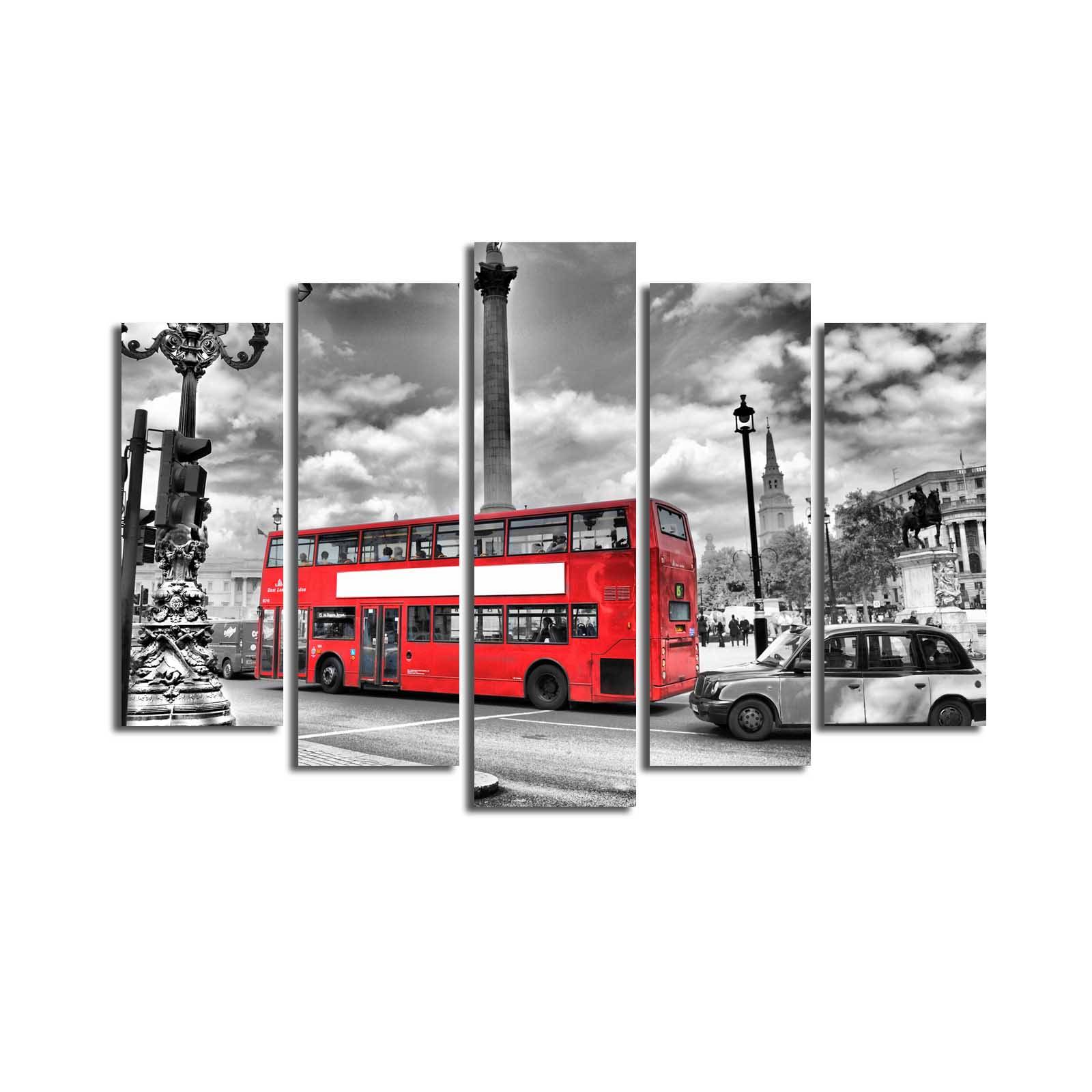 Pentittico Dipinto Atos Red London Bus Pattern