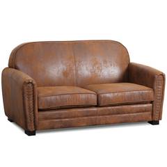 Club Perle 2-Sitzer Sofa mit Stoffbezug Vintage