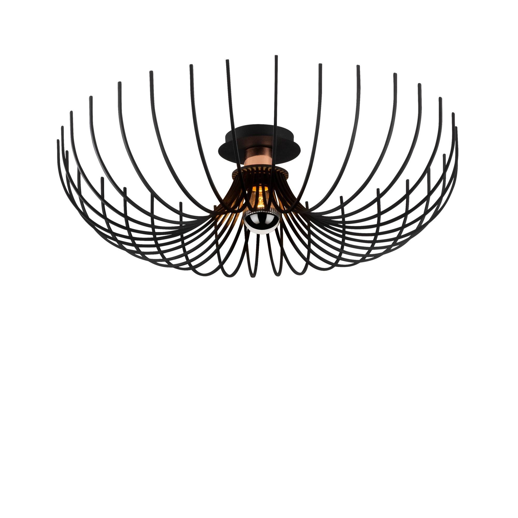 Plafondlamp Coraline D56cm Metaal Zwart