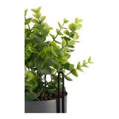 Plante artificielle avec pot Gris et support Métal Noir Jandula D13xH40cm Vert