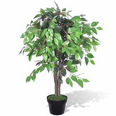 Künstliche Pflanze Ficus 90cm Grün