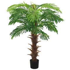 Künstliche Pflanze Palme Cycas 140cm Grün