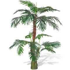 Künstliche Pflanze Palme Cycus 150cm Grün