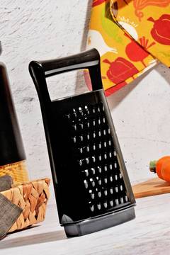 Bishan rallador de cocina H25cm Metal Negro