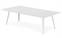 Tavolino rettangolare 120x60cm Bipolart Metal Bianco