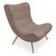 Fauteuil scandinave Romilly Tissu Taupe