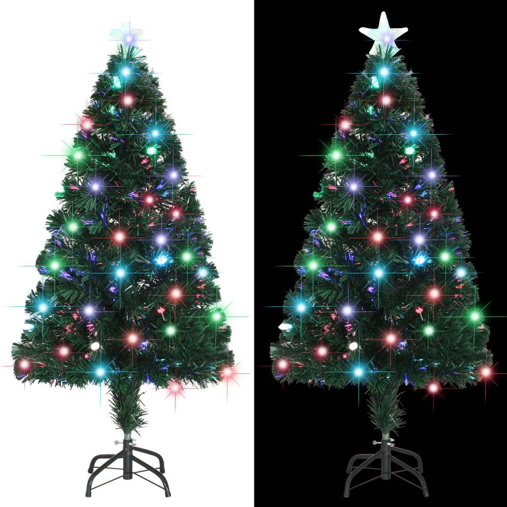 de Noël LED Vert blanchi Fiona D60xH120cm