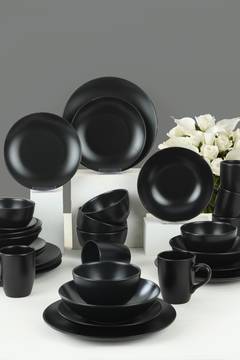 Servizio da 30 pezzi Romme Ceramic Black