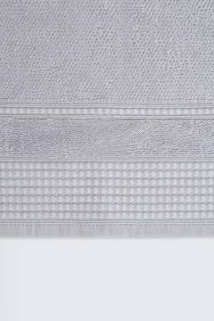  Handtuch mit Wabenstruktur Aspero 90 x 150 cm 100% baumwollstoff Grau