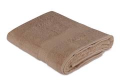  Sicco drie-lijns geborduurde badhanddoek 70 x 140 cm 100 oton Beige