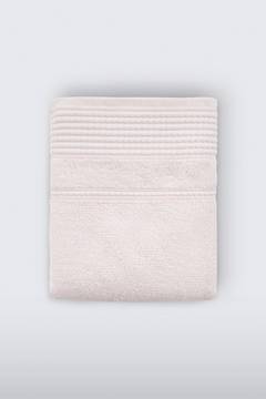 Handdoek honingraat afwerking Aspero 30 x 50 cm 100 Katoen Cream