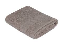 Tira de toalla con tres líneas bordadas Sicco 30 x 50 cm 100% algodón Gris