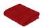 Handtuch Liteau mit drei bestickten Linien Sicco 30 x 50 cm 100% baumwollstoff Rot
