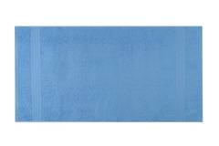 Handdoek liteau met drie geborduurde lijnen Sicco 50 x 90 cm 100 oton Blauw