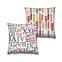 Set di 2 cuscini assortiti Decorare Kitch Colors 43 x 43 cm Coton Polyester Multicolore
