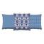 Set de 3 coussins assortis Decorare Hiver 43 x 43 cm Coton Polyester Bleu