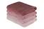 4er-Set Handtücher mit 3-zeiliger Liteau-Stickerei Vitta 70x140cm 100% baumwollstoff Pastellton von Rosa