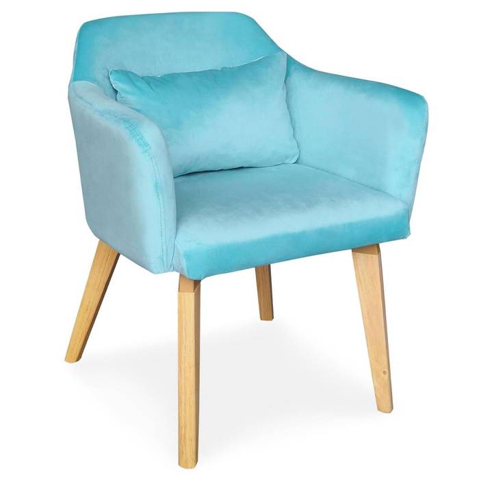 borduurwerk omringen dik Scandinavische Shaggy stoel / fauteuil Mint Velvet