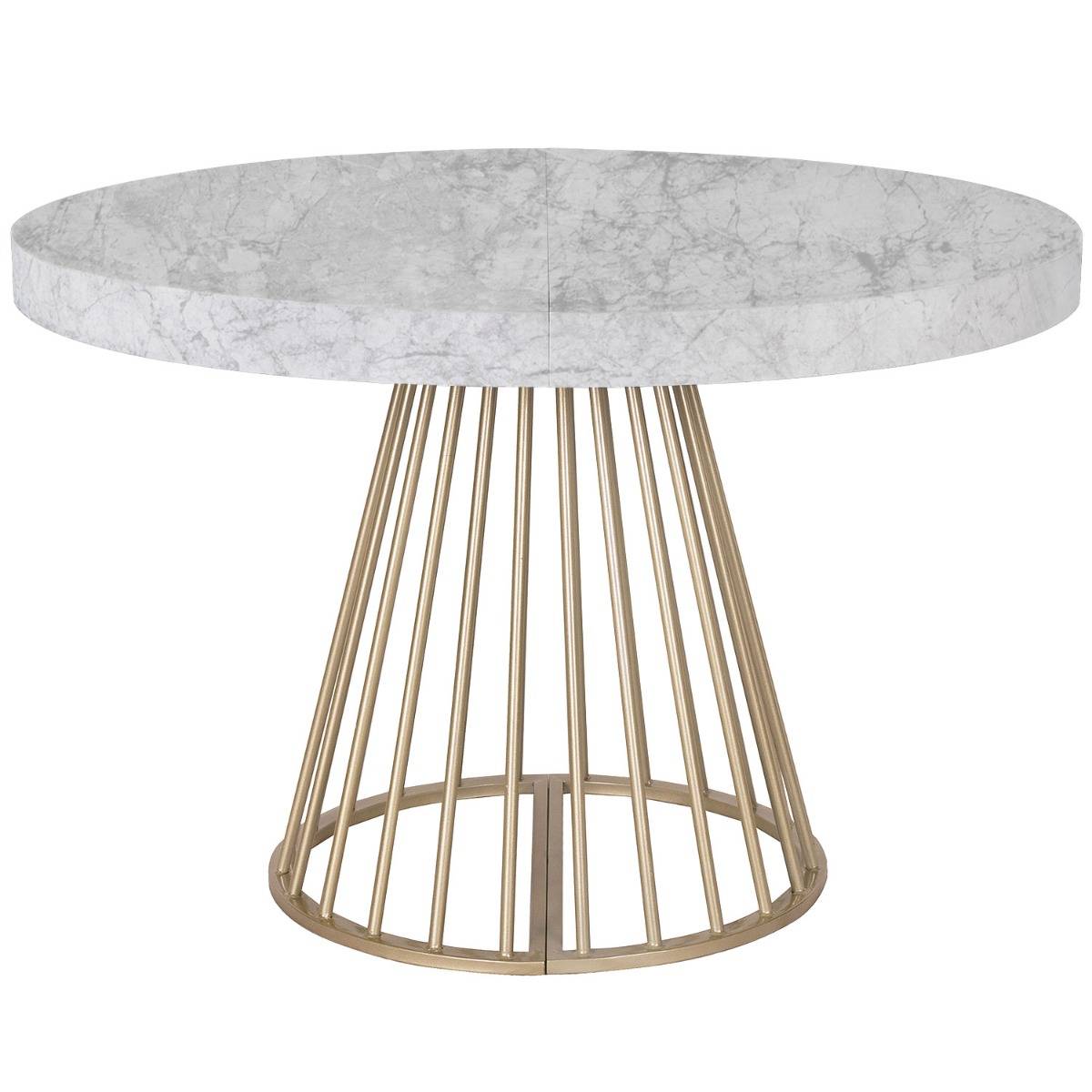 Table à manger ronde en marbre - ø 120 x 75 cm - Athezza