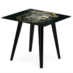 Tavolo d'appoggio magnetico quadrato da 40 cm Bipolart Metallo Nero con 3 Piani stile Fun