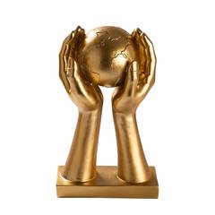 Estatua decorativa Javea L19xH30cm Oro