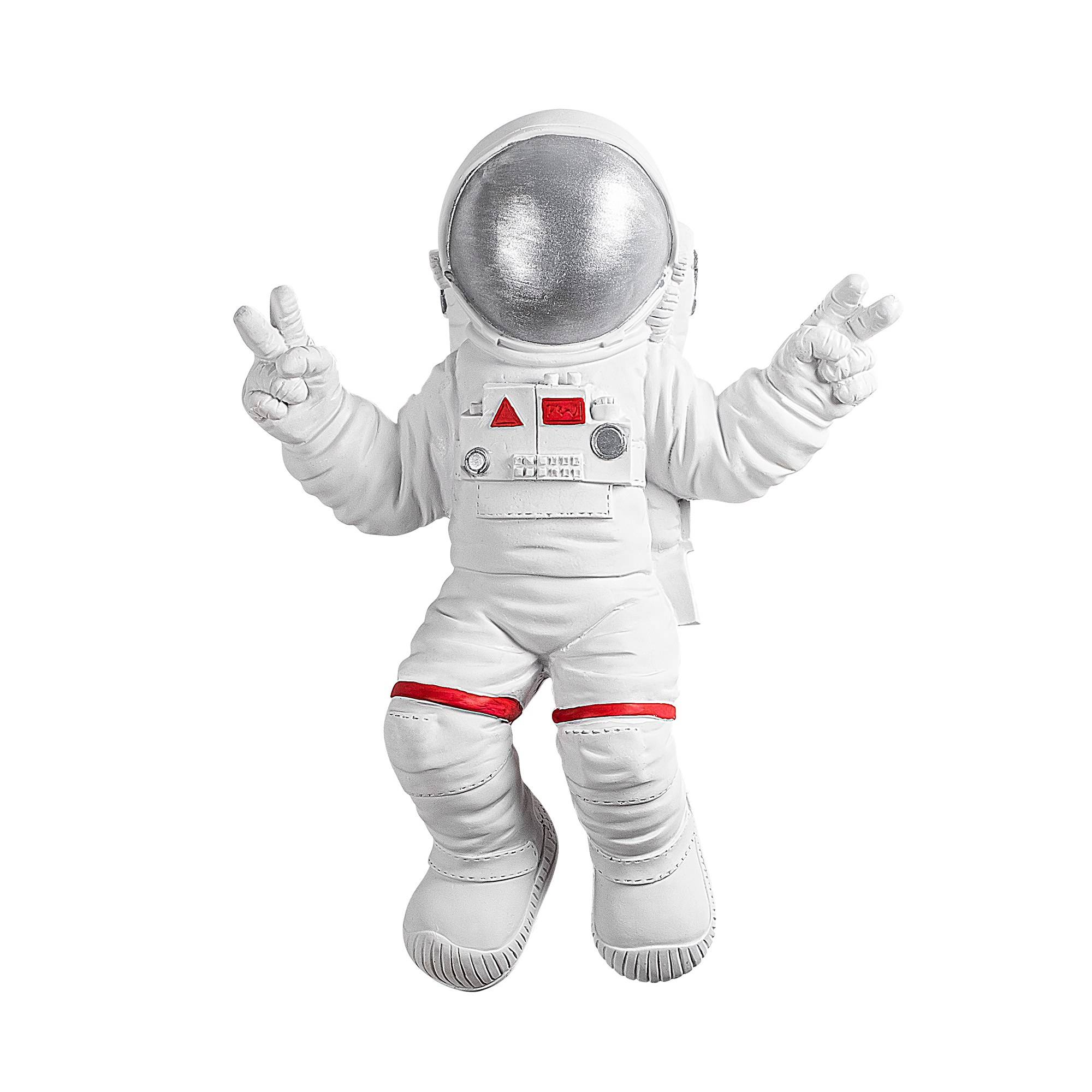 Astronaute en bois - 7 x 6,8 cm