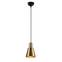 Conix 3-lamp hanglamp/plafondlamp, antiek goud metaal, zwart