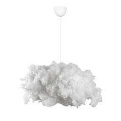 Suspension design nuage 1 lampe Cirrus L60cm Coton Blanc