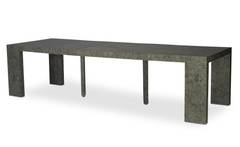 Uitschuifbare consoletafel Nassau XL grijs betoneffect