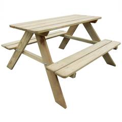 Picknicktisch für Kinder Horten 89cm Massivholz
