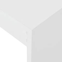 Esstisch mit Regalen Jirachi 110x50cm Weiß
