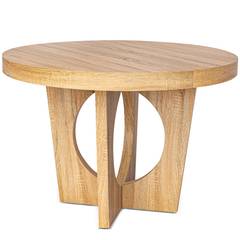 Uitschuifbare ronde tafel Kalipso Light Oak