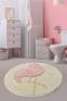 Badezimmerteppich Acryl Flamingo rosa