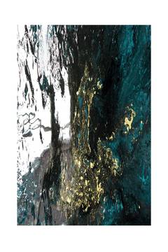 Tapis Flor 160x230cm Motif Abstrait Multicolore dessous feutre antidérapant