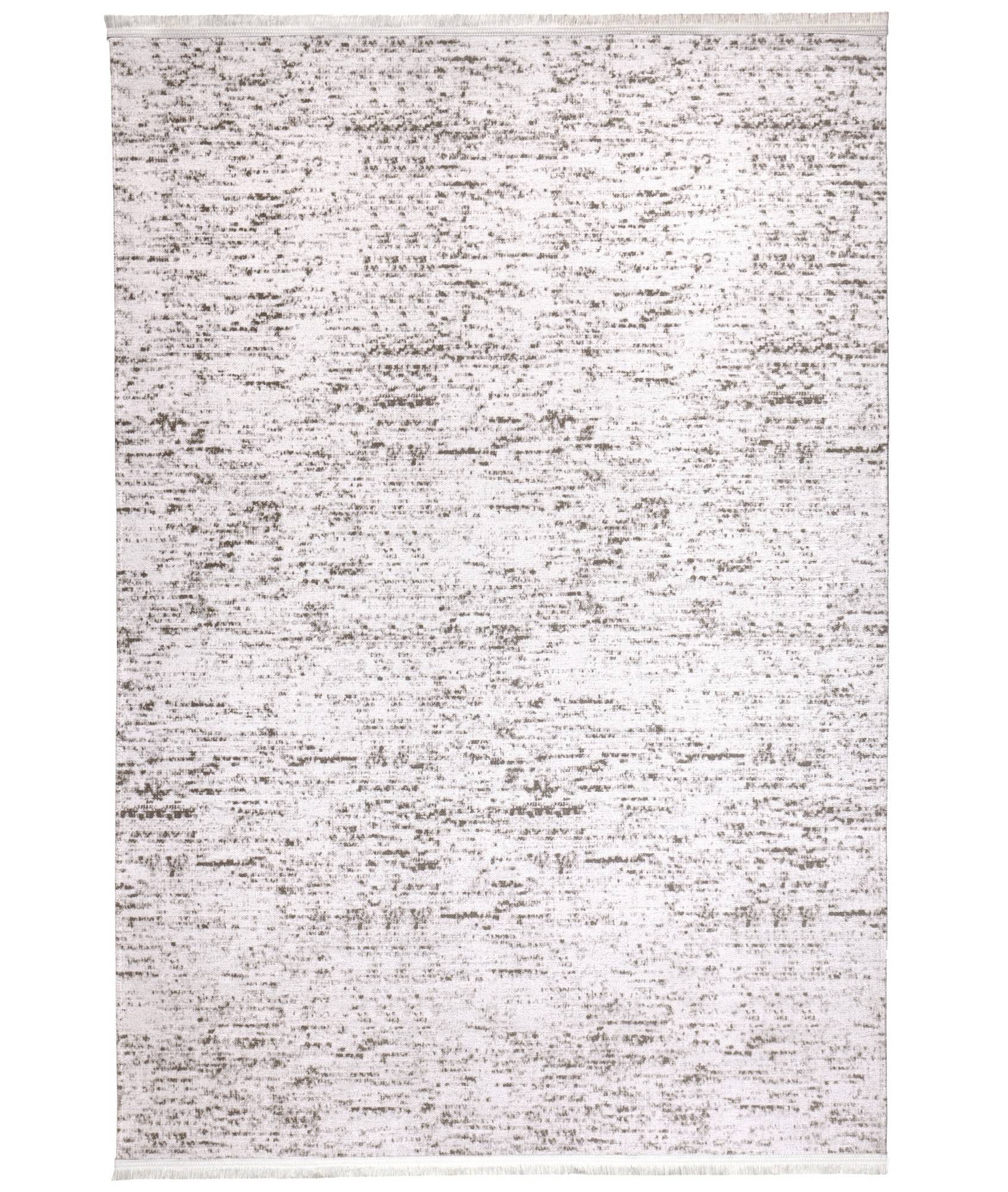 Tapijt Josif 120x180cm 100% fluweel bruin en wit gevlekt patroon