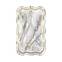 Tappeto Kiros 180x280cm Grigio e bianco Effetto marmo e fili d'oro
