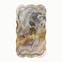 Tappeto Kiros 80x150cm Grigio e beige Motivo effetto marmo e fili d'oro