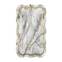 Tappeto Kiros 80x200cm Motivo bianco effetto marmo e fili d'oro