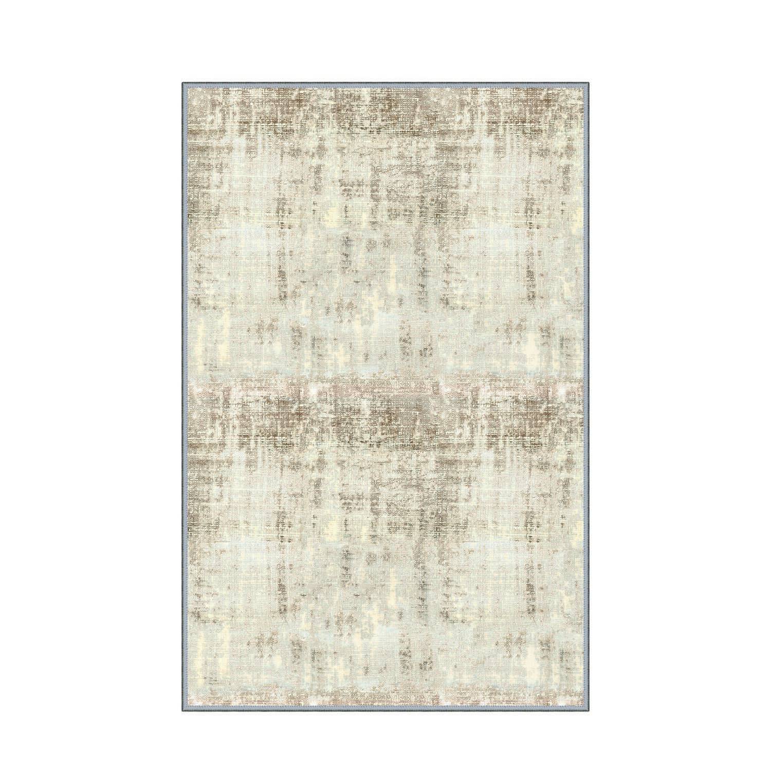 Mernis Teppich 120x180cm Abstraktes Muster Beige und Braun