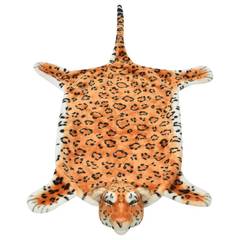 Savana Plüschteppich in Leopardenform 139cm