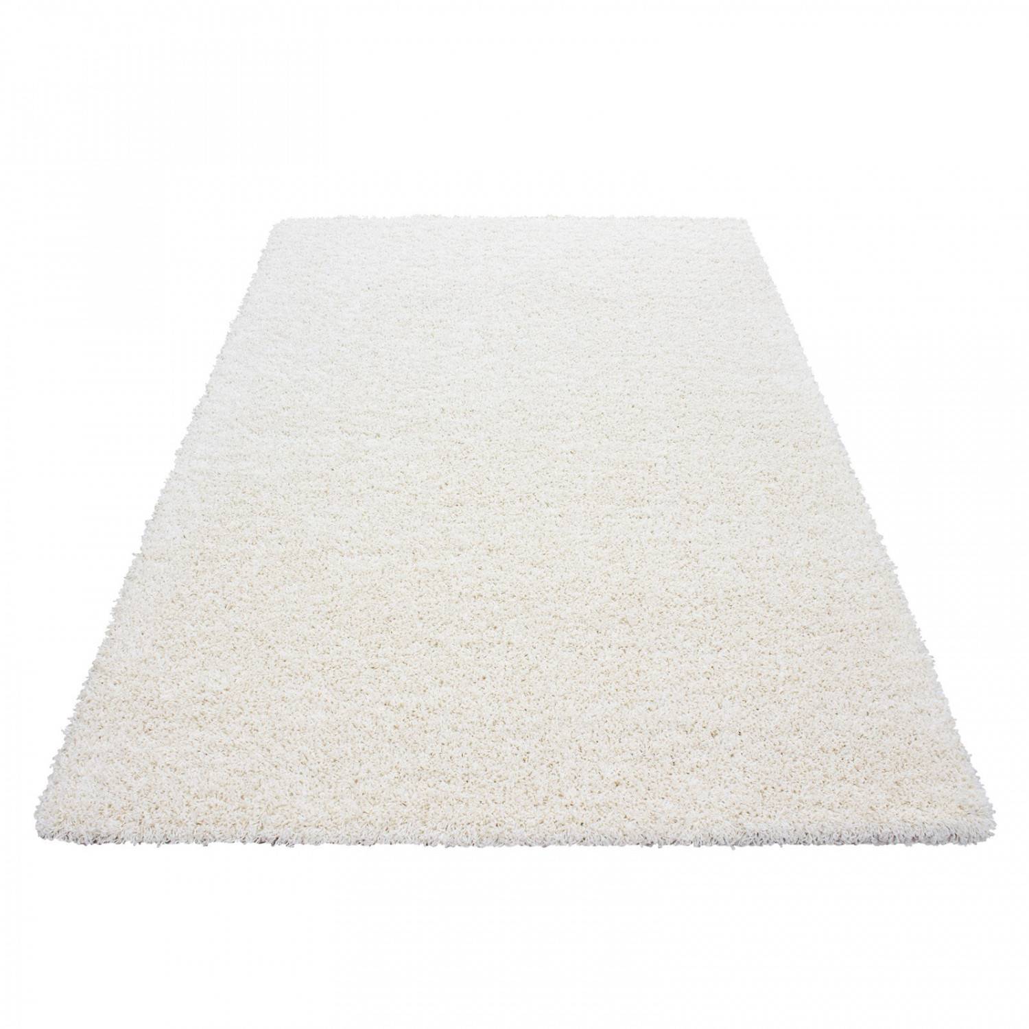 Soros rechthoekig tapijt 140x200cm stof wit creme